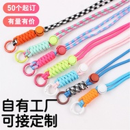 handphone sling handphone Mobile Phone Lanyard Adjustable Braided Knotted Strap Detachable Crossbody