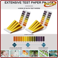 [KEYOO] 80 Strips/pack Professional PH Test Strips, with Control Card Indicator Paper Litmus Tester 