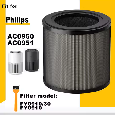 For Philips Air Purifier Mini 900 Series AC0950 AC0951 Replacement 2 in 1 HEPA Combined Activated Ca