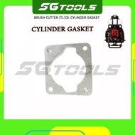 SPARE PART: BRUSH CUTTER (TL33): CYLINDERR GASKET/ BLOCK GASKET CYLINDER/ BLOCK GASKET MESIN RUMPUT TB33 TU33 BG330