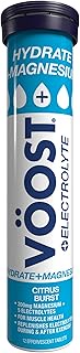 VOOST Hydrate + Magnesium Citrus Burst Vitamins 12 Effervescent Tablets for Muscle Support & to Repl