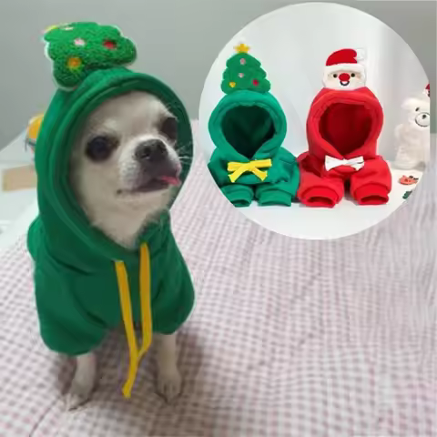 Pet Clothing for Small Medium Dogs Christmas Dog Clothes Puppy Cat Hodies Chihuahua Costume Christma