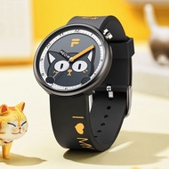 FILA FILA Elementary School Students Watch Men Women Children Cute Fashion Trend Cat Exam Dedicated 