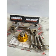 Klem stang Xabre original crom set ring segitiga dan baut raiser custome stenlis