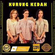 Baju Kurung Kedah Corak Bunga Halus