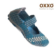 OXXO รองเท้าผ้าใบ ยางยืด เพื่อสุขภาพ รองเท้าผ้าใบผญ รองเท้า แฟชั่น ญ รองเท้าผ้าใบใส่ทำงาน Elastic shoes น้ำหนักเบา 2A7054