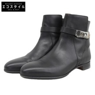 愛馬仕 Neo SV Kelly 五金素麵短靴，女款，黑色，35 碼。