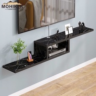 MOHIKER Tv Cabinet Console Tv Cabinet Wall Mount Wooden Tv Console Cabinet Living Room Assembly Tv Cabinet Modern Assembly Partition Shelf Wall Tv Console Table MO320