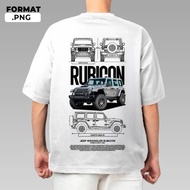 Jeep Wrangler Rubicon Tshirt Jersey
