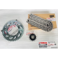 R25 CHAIN + SPROCKET KIT (2YD1) (ORIGINAL100%YAMAHA) 1WD-WF544-00  R25 SPROCKET CHAIN KIT R25 SET RA