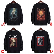 Jasad Band Crewneck Sweatshirt Cotton Fleece Material