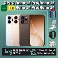 OPPO Reno 15 Pro丨Reno 15丨OPPO Reno 14 Pro丨Reno 14 Mediatek Dimensity 8450 Dual Sim 5G Phone 6500mAh 