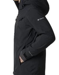 Columbia 哥倫比亞 男款- 0mni-Tech防水保暖連帽外套-黑 色/機能.防水.發熱