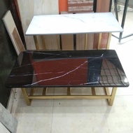granit top table meja makan 60x120 (tinggi kaki 70cm)