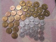 大日本~昭和年代~~2種[一銭]鋁幣+[五十錢]&amp;[五円]銅幣~~共44枚一標(全部漂亮UNC品)
