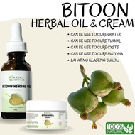 Hiwaga Essentials  Pure Bitoon Herbal Oil with Cream 50g  Gamot sa bukol  goiter herbal  tumor her