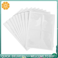 36Pcs Self-Adhesive Label Card Holder Index Pockets Holder 6X8.5cm Clear Plastic Card Holder Adhesiv