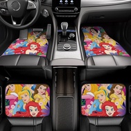 Disneys Princess Car floor mats Car universal high-end carpet floor mats Car floor mats 4-piece set