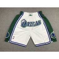 2026 NBA Justdon Vintage Shorts [s-2xl]Mavericks Hornets Pistons Nuggets Clippers Celtics Spurs 76er