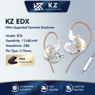 KZ EDX 1DD HIFI In Ear Earphone with Mic Headphones In Ear Noise Cancelling Earphone