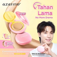 Azarine Covermatte Sunscreen Cushion SPF50+ PA++++ [11gr] Long-Lasting Cushion Zero Oxidation Flawle