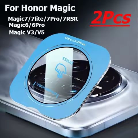 2 Pcs Back Camera Tempered Glass For Honor Magic 7 Lite 7RSR 6 Pro 7Pro V3 V5 Rear Camera Lens Prote