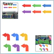 fixory 6x Arrow Markers Easy to Use Directional Sticker for Classroom Kids Activity