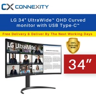 LG 34" UltraWide™ QHD Curved monitor with USB Type-C™ LG Curved Monitor LG 34'' Monitor Gaming Monit