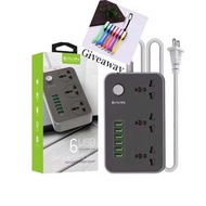 BAVIN Universal Charger HUB w/ 3 Power Socket & 6 USB Port