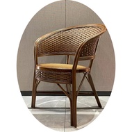 Outdoor Handmade Single Household Chair Woven Backrest Chair Teng Chair Leisure Natural Balcony7W Re