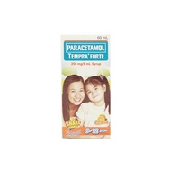 Tempra Forte Paracetamol Syrup 250mg/5mL 60mL Orange Flavor (6-12 years)