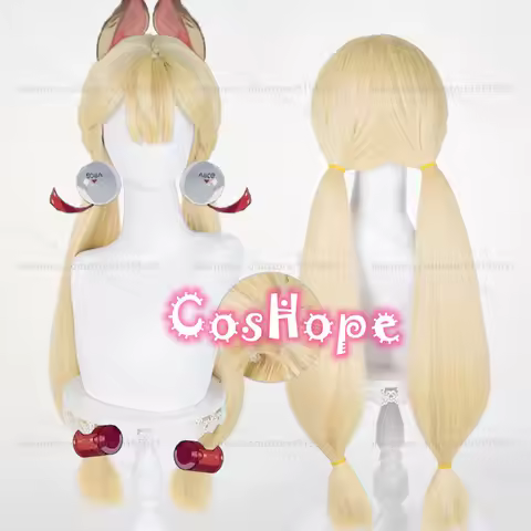 ZZZ Alice Thymefield Cosplay Wig 85cm Long Golden Mixed Wig Cosplay Anime Heat Resistant Synthetic W