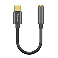 Baseus Type C ถึง3.5มม. AUX หูฟังอะแดปเตอร์หูฟัง Usb C ถึง3.5แจ็คสายสัญญาณเสียงสำหรับ Huawei Mate 20 P30 Xiaomi