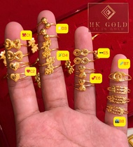 แหวน 1 กรัม ลายแฟนซี,เเหวน 1 กรัมทองเเท้,เลือกลายเลือกไซส์ได้, ทองคำเเท้ 96.5% ,ทองเเท้ยวราช,(ขายได้จำนำได้) ,[สินค้ามีใบรับประกัน]