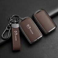 mazda Car Key Case Cover Shell Fob Holder for Mazda2 3 Alexa CX-30 CX-3 CX-5 2023-2025 CX-7 CX8 CX-9