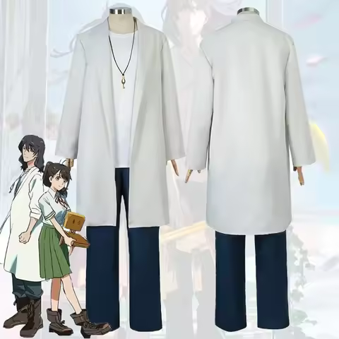 Anime Suzum Munakata Souta Cosplay Costume School Uniform Coat Pants Necklace Halloween Carnival Par
