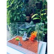 (SH) Desktop aquarium complete set 30x20x20cm betta aquarium - super beautiful complete set.