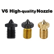 High-quality Hard Steel Nozzle For E3d V6 Ptfe Plated Nozzle For V6 Brass Nozzle 1.75/3mm Filament 3