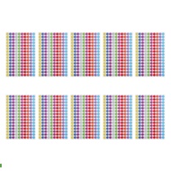 10 Sheets Five- Stickers Students Reward Stickers Reward Stickers Glitter Stickers Kids Stickers Sti