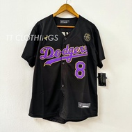 MLB Baseball Kobe Bryant 8 24 Black Purple LA DODGERS Jersey T-Shirt Baju Special Edition