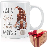 Hadiah Cawan Kopi Gnome Unik untuk Pencinta Kopi, Pencinta Gnome, Yang Suka Gnome dan Kopi, Hadiah C