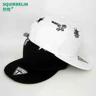 Hat Flat Brim Hat Men's Men's Baseball Cap Hip-Hop Hat Flat Hat Trendy American Flat Brim Flat Cap