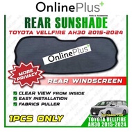 TOYOTA MATAHARI Car Sunshade back Vellfire AH30TOYOTA provides privacy impression and as a sunshield