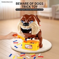 Hand-eye Coordination Toy Bulldog Toy Beware of the Dog Game Fun Family Party Card Game for Kids and
