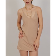 Try_yorata l Blursday Maxi dress seriesBurgandy dressTank dressLining dressเดรสสายเดี่ยว เซ็กซี่ สาย