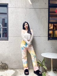 Levis / 501 W30腰 歡樂彩虹嬉皮週末時光 古著牛仔丹寧渲染褲