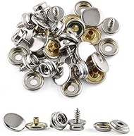 E-outstanding Canvas Cover Snap Fastener 10Set 3/8inch Stainless Steel Canvas Screws Boat Canvas Sna