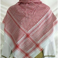 MERAH PUTIH Almas Arafat Turban Red And White Almas Arafat Turban