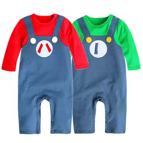 0-2Y Anime Game Cosplay Bodysuit Toddler Funny Hooded Performance Costume Halloween Christmas Brothe