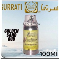 GOLDEN SAND OUD~100 ML ORIGINAL PATI MINYAK WANGI ATTAR PERFUME BY SURRATI ~ SAUDI ARAB
